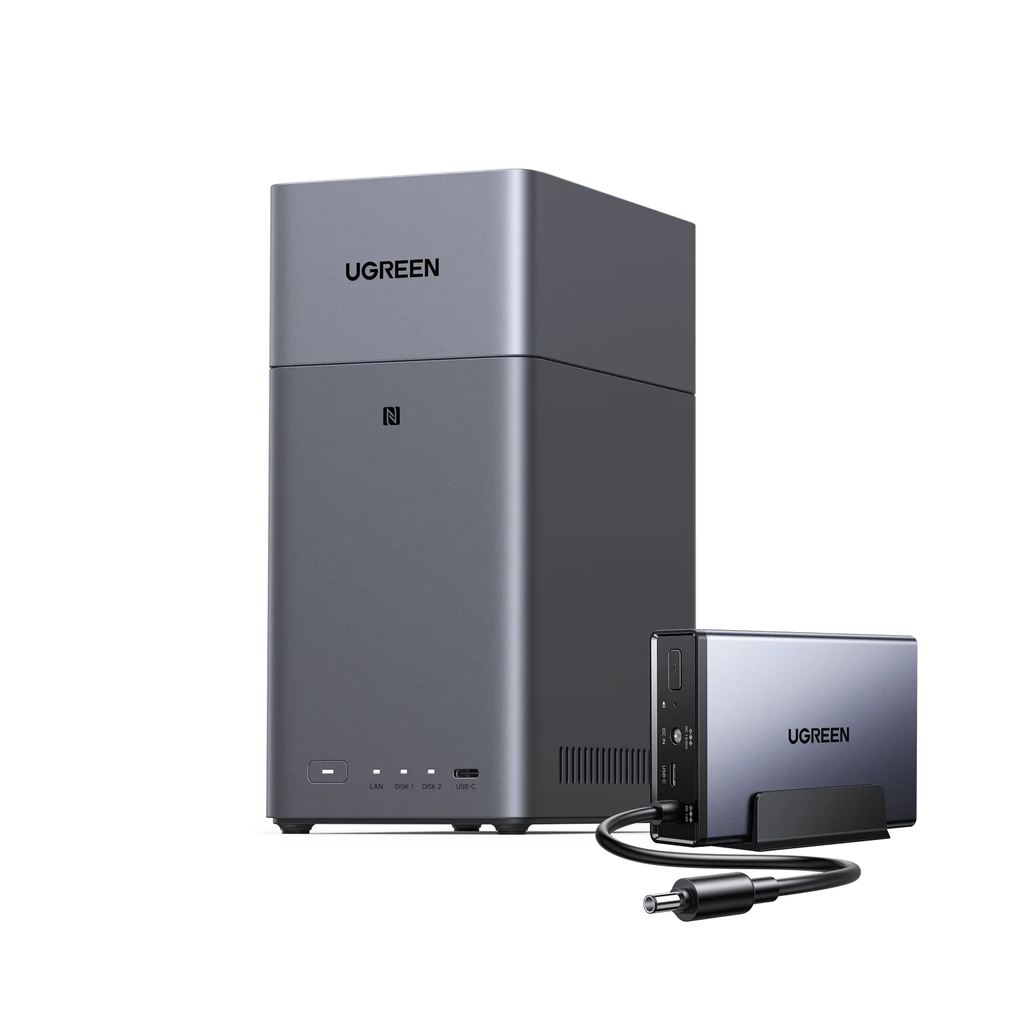 NAS UGREEN NASync DH2300 - 2 Entradas - 64 To